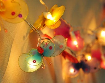 Butterfly String Fairy Lights Home Living Room and Wedding Decor Sweet  Dorm Lights String Light