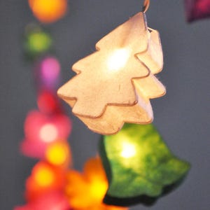 Christmas Lantern String Lights Garland Decor Garland Gift Set Thanksgiving Decor