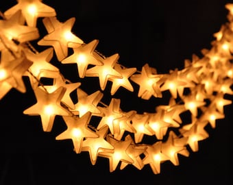 Star String Fairy Lights: Holiday Home Decor