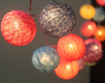 Cotton Ball String Lights: Wedding & Dorm Decor