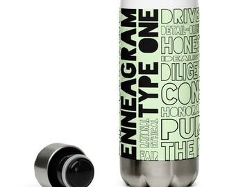 Enneagram Type One Insulated Stainless Steel Water Bottle