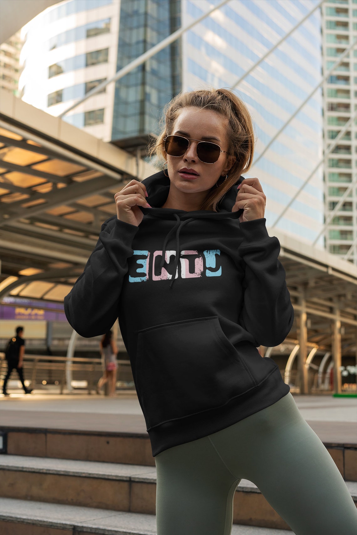 ENTJ Hoodie for MBTI Fans With Trans Pride Flag Colors - Etsy UK