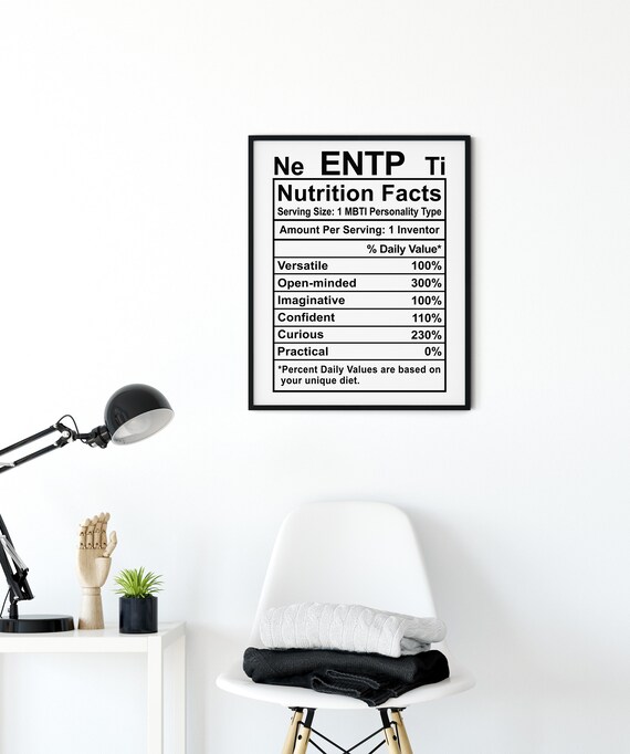 MBTI Wall Poster - INTJ Quotes from Famous INTJs - 18 x 24