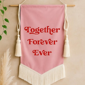 Personalized Velvet Wedding Banner: Hand-Painted Satin Fabric Sign