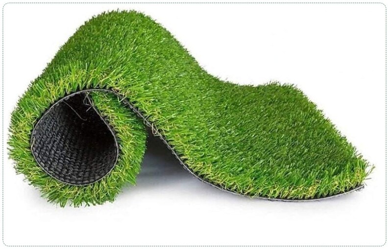 artificial grass bathroom mat