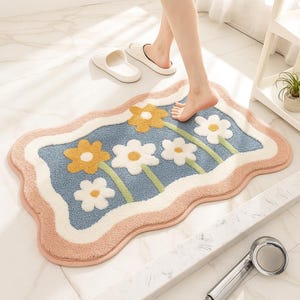 Super Absorbent Microfiber Bath Mat: Anti-Skid, 2000 GSM (50x80 cm)