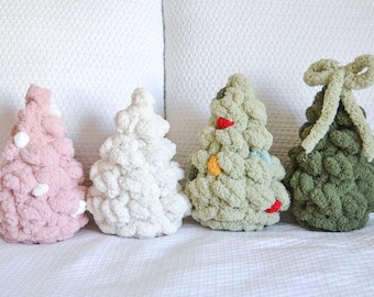 Chunky Knit Chenille Christmas Tree | Handmade Holiday Decor