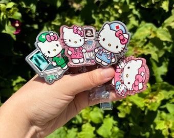 Kitty Health Care Badge Reels