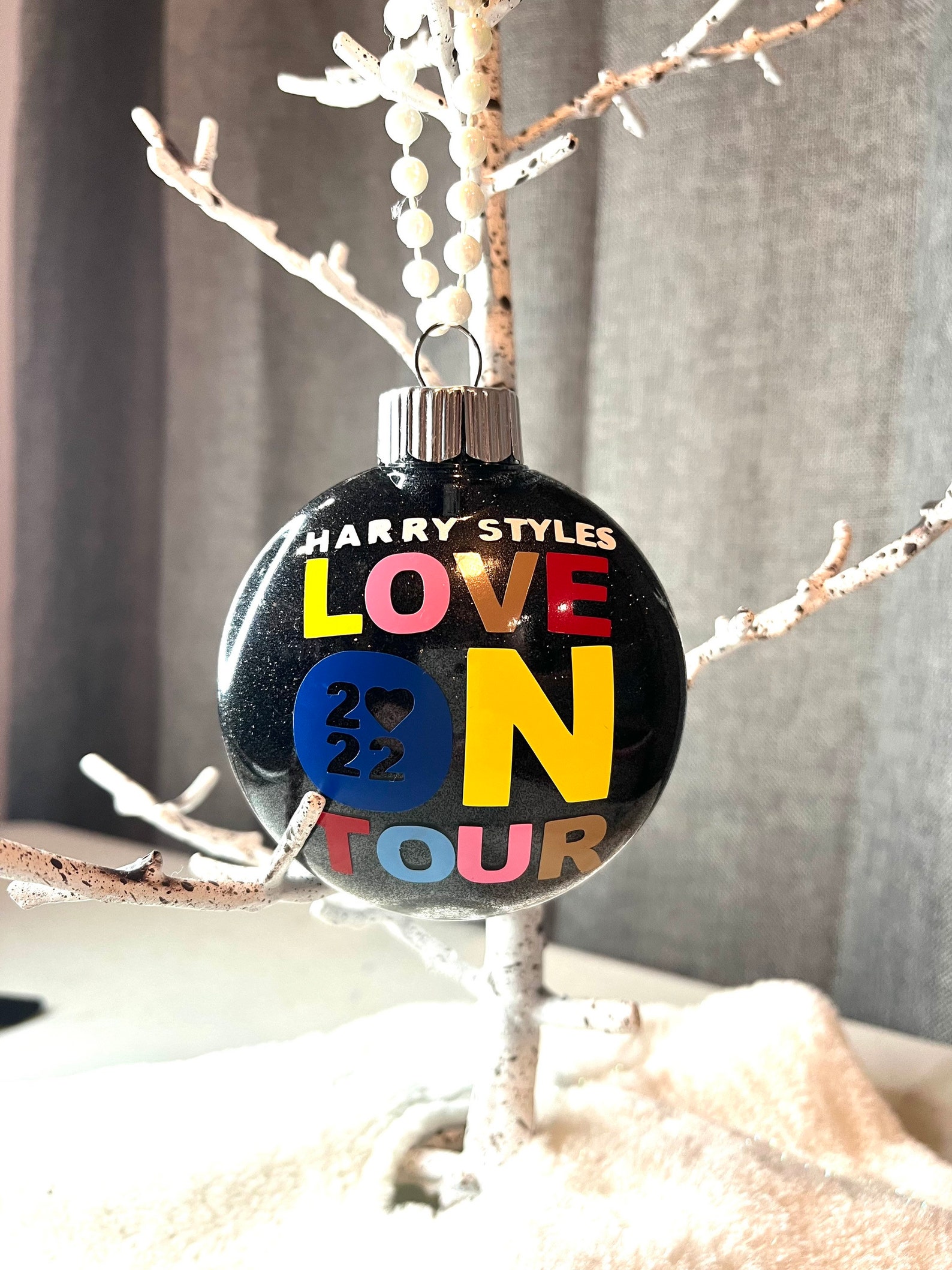Harry Styles Christmas Ornament 