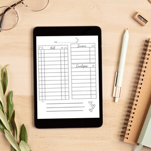 Monthly budget template, printable, budget printable, budget planner, budget sheet. PDF