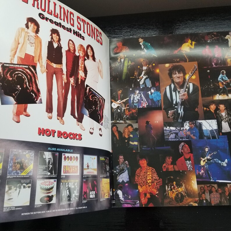 The Rolling Stones Urban Jungle Tour Program Europe 1990 Etsy