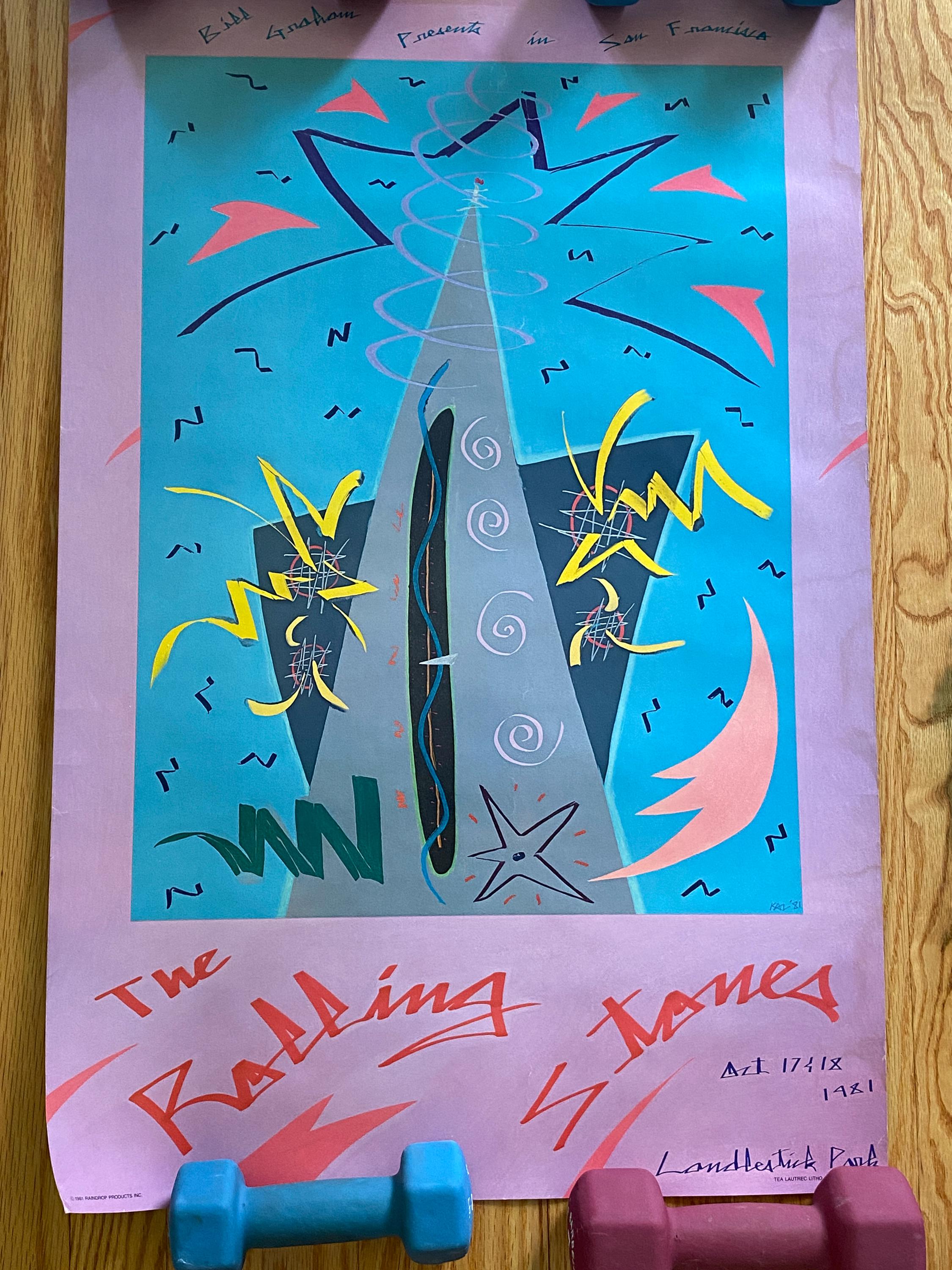 Original 1981 Rolling Stones - Tattoo You - Candlestick Park