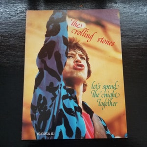 The Rolling Stones - Let&#39;s Spend The Night Together Movie Program 1983