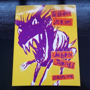 The Rolling Stones - Urban Jungle Tour Program Europe 1990