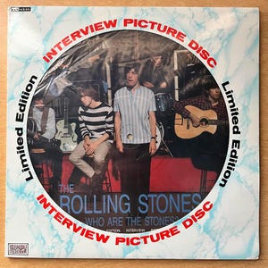 The Rolling Stones - Who Are The Stones? Vinyl Record - Picture Disc - Limited Edition