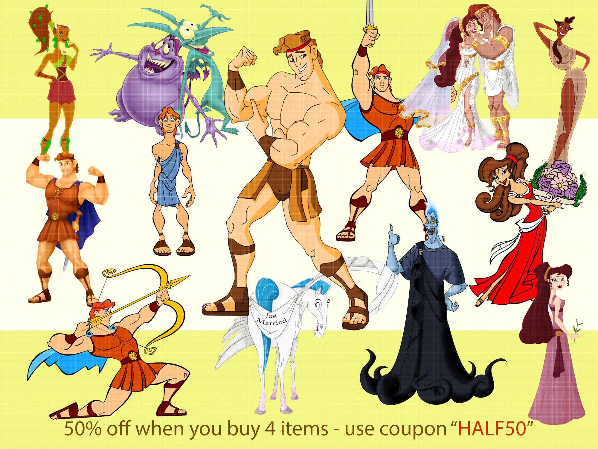 Hercules Clipart Hercules Characters Hercules Png Printable Digital Clipart Cartoon Png Transparent Backgrounds Hercules Layered Etsy