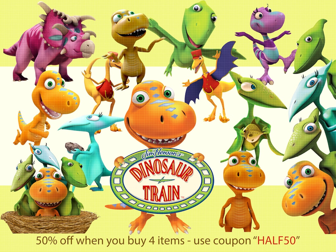Dinosaur Train Clipart PNG Dinosaur Train Digital Graphic Image