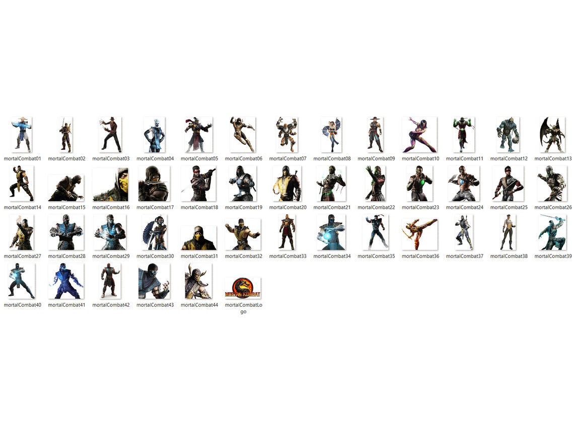 Mortal Kombat Clipart PNG Kombat Digital Graphic Image Mortal Clip Art