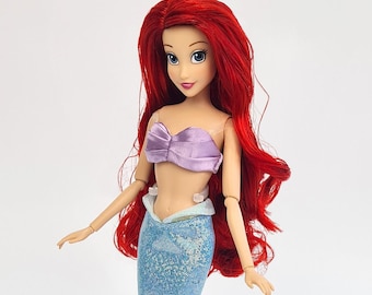Princess Ariel Mermaid Sparkling Tail - Doll Outfit for 11.5 inches / 30 cm Dolls (Disney Princess Classic Dolls) with Pointed Toes
