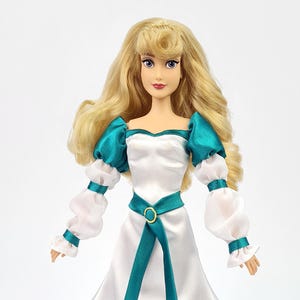Princess Odette Doll Dress - Swan Princess 2 - Doll Outfit for 11.5 inches / 30 cm Dolls (Disney Princess Classic Dolls)