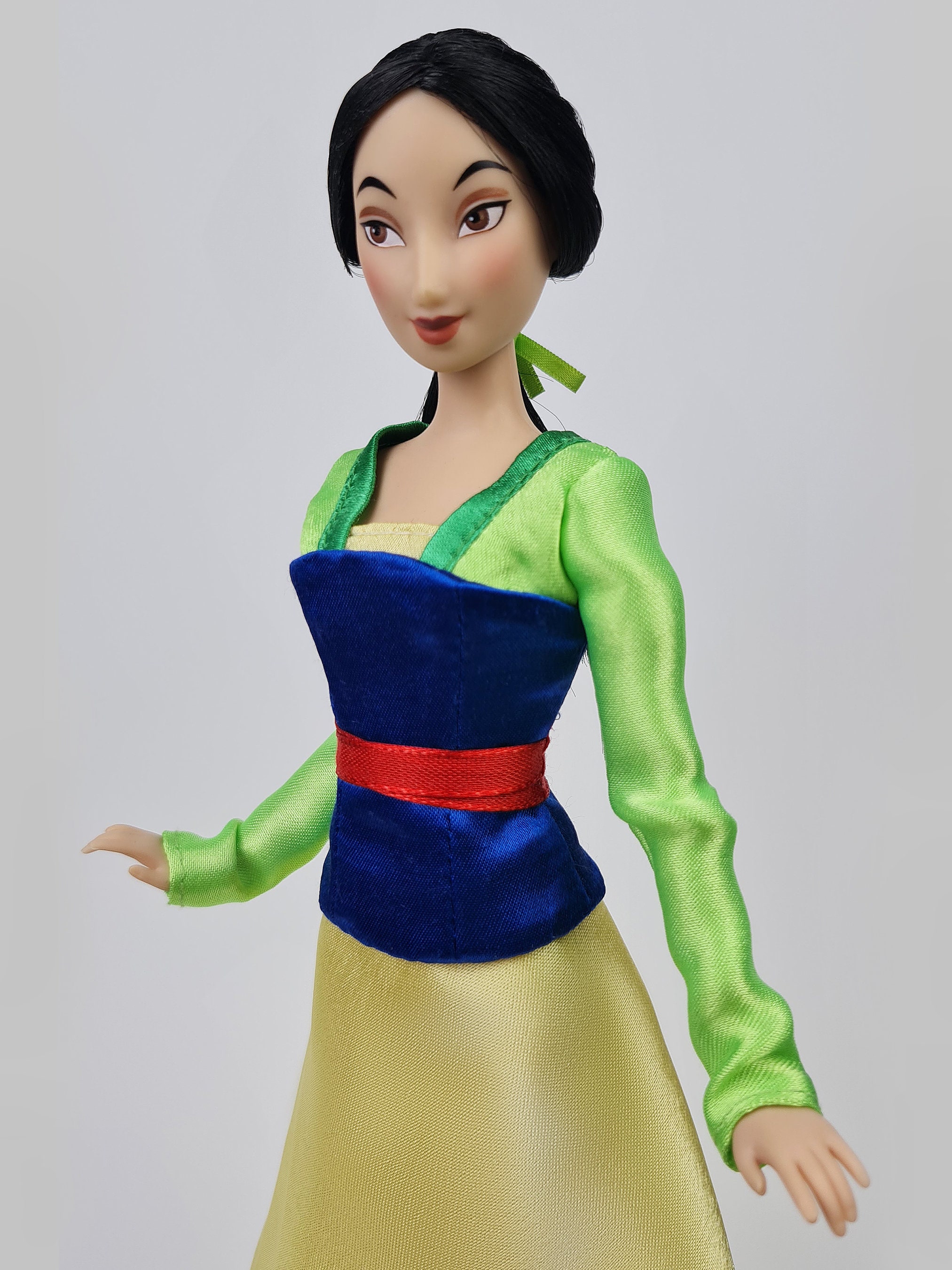 white christmas dresses Mulan Classic Matte Satin Cosplay Costume main image 0
