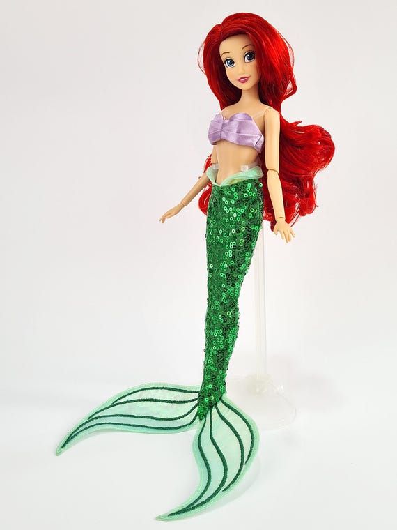 Princess Ariel Mermaid Green Sequin Tail - Doll Outfit for 11.5 Inches / 30 Cm Dolls (disney Princess Classic Dolls) With Pointed Toes - Etsy Princess Ariel Mermaid Green Sequin Tail - Doll Outfit for 11.5 Inches / 30 Cm Dolls (disney Princess Classic Dolls) With Pointed Toes - Etsy