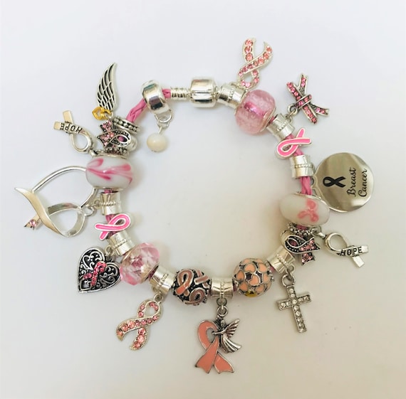 Cancer charm deals bracelets