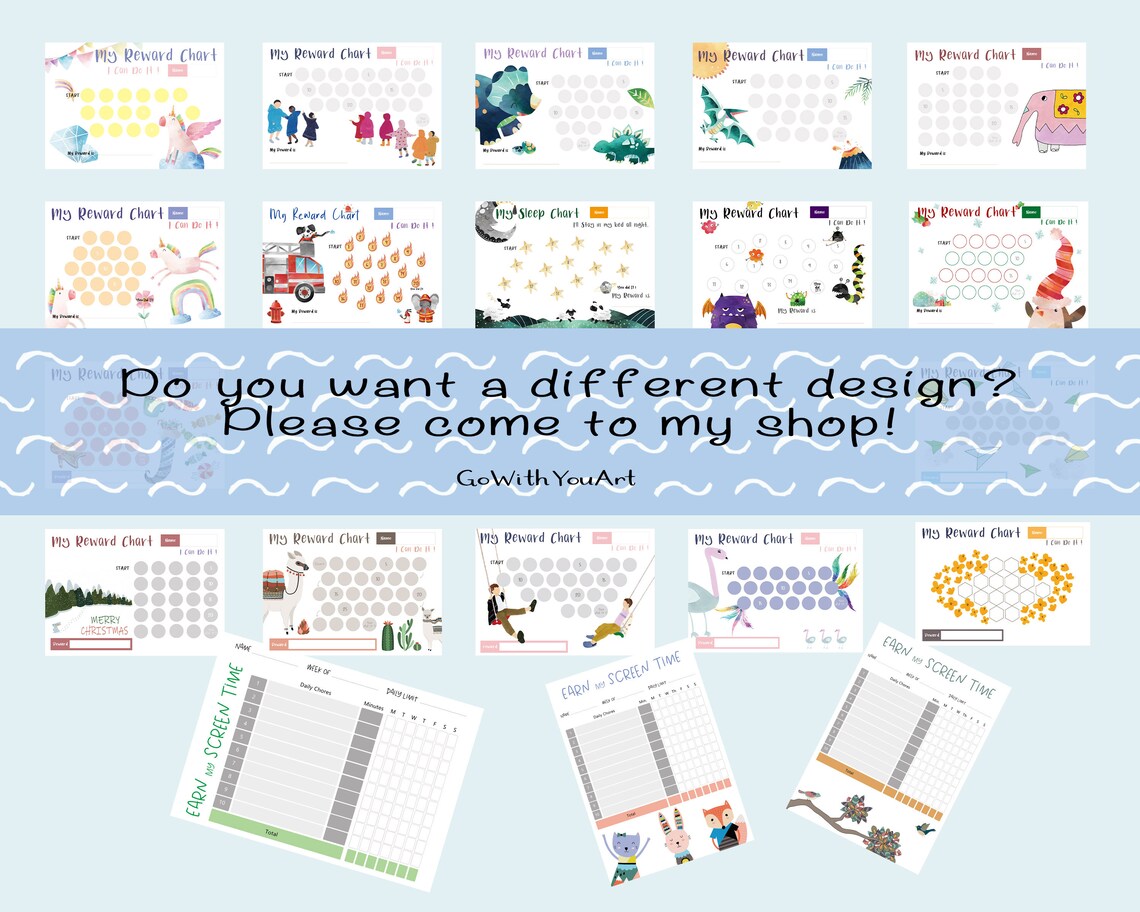 Weekly Piano Practice Reward Chart for Kids | Reward Chart for Kids ...