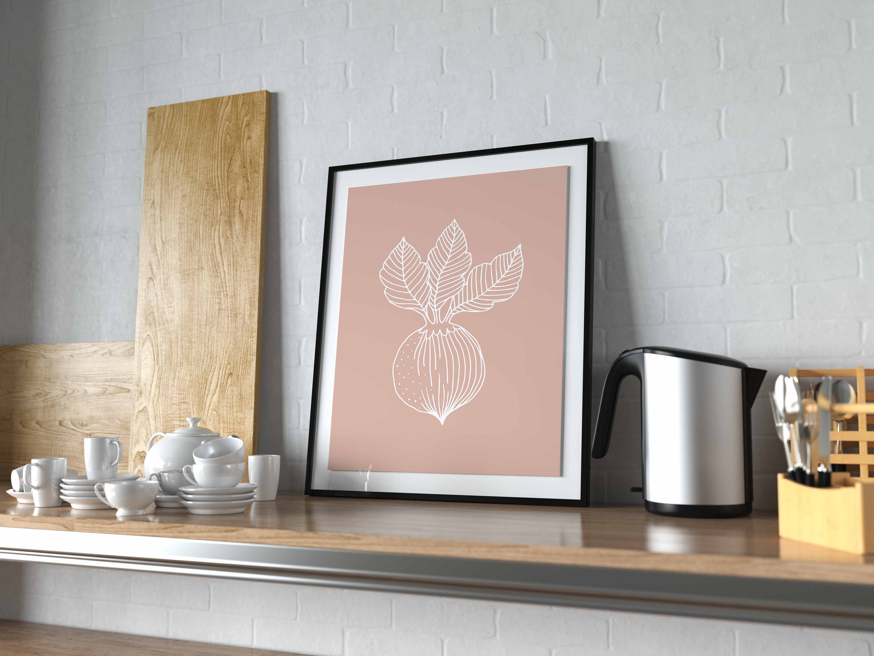 Beet Poster Beet Prints Printable Food Wall Art Kitchen Decor Digital ...