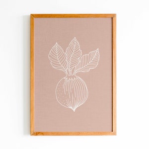 Beet Poster | Beet Prints | Printable Food Wall Art | Kitchen Decor ...