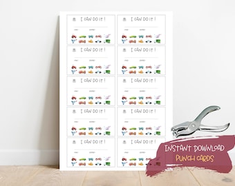 10 biglietti premio stampabili / biglietti per buon comportamento / biglietti per bambini / biglietti per lavori domestici / biglietti per la scuola / A4, lettera