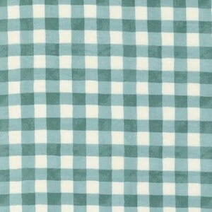 Pode incluir: Um padr&atilde;o vichy azul e branco. O padr&atilde;o &eacute; composto por pequenos quadrados.