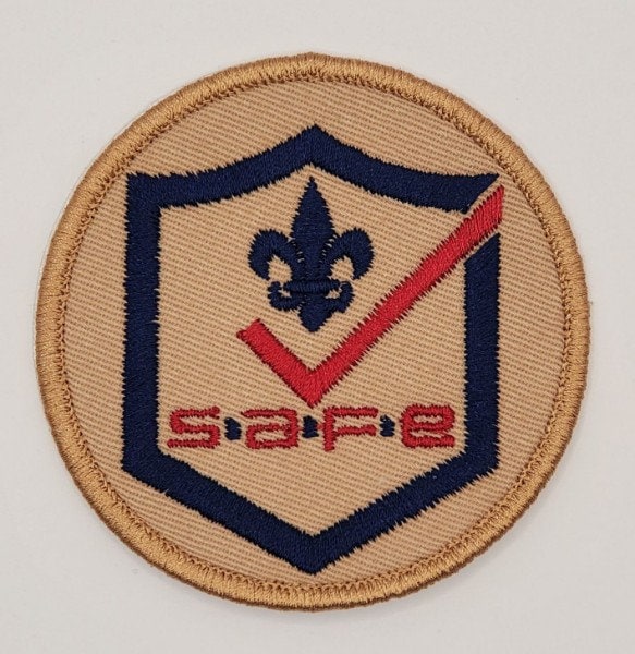 Safety Check Patch, SM Leader Gift, Iron On Patch, Funny Gift, Morale Patch, Backpack Patch, Hiking Patch, ASM Leader Gift