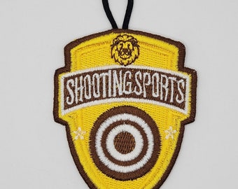 Lion Shooting Sports Patch, Cub Gift, Iron On Patch, Funny Gift, Morale Patch, Backpack Patch, Hiking Patch