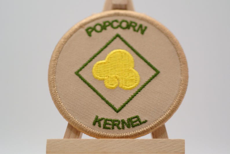 Popcorn Kernel Patch, SM Leader Gift, Iron On Patch, Funny Gift, Morale Patch, Backpack Patch, Hiking Patch, ASM Leader Gift image 2