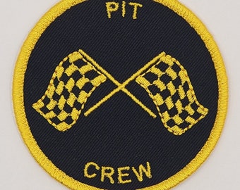 Crew Chief, Cub Leader Gift, Iron On Patch, Den Leader, Gift, Racing, Nerd Gift, Cars, Derby