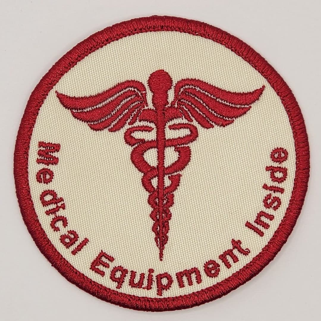 Caduceus Medical Device Patch, Iron on Patch, Sports Gifts, Morale