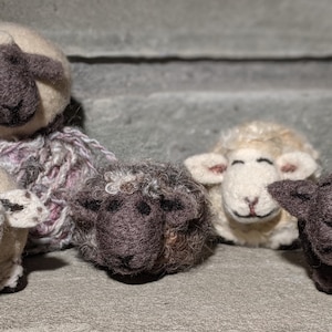 Needle Felted Wool Sheep