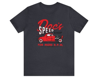 Koszulka Hot Rod w stylu vintage Doc's Speed Shop