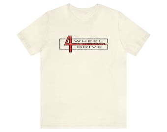 Vintage 4x4 Off Road 4 Wheel Drive Graphic Tee