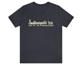 Koszulka wyścigowa w stylu vintage - Indianapolis '55