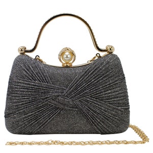Pewter clutch evening bag online
