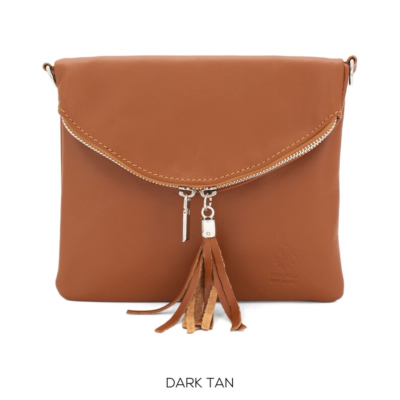 Genuine Italian Soft Leather Vera Pelle Crossbody Bag Etsy UK