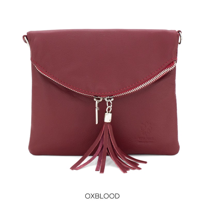 Genuine Italian Soft Leather Vera Pelle Crossbody Bag Etsy UK