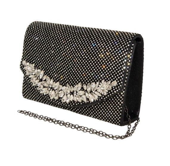 Black evening shop bags uk