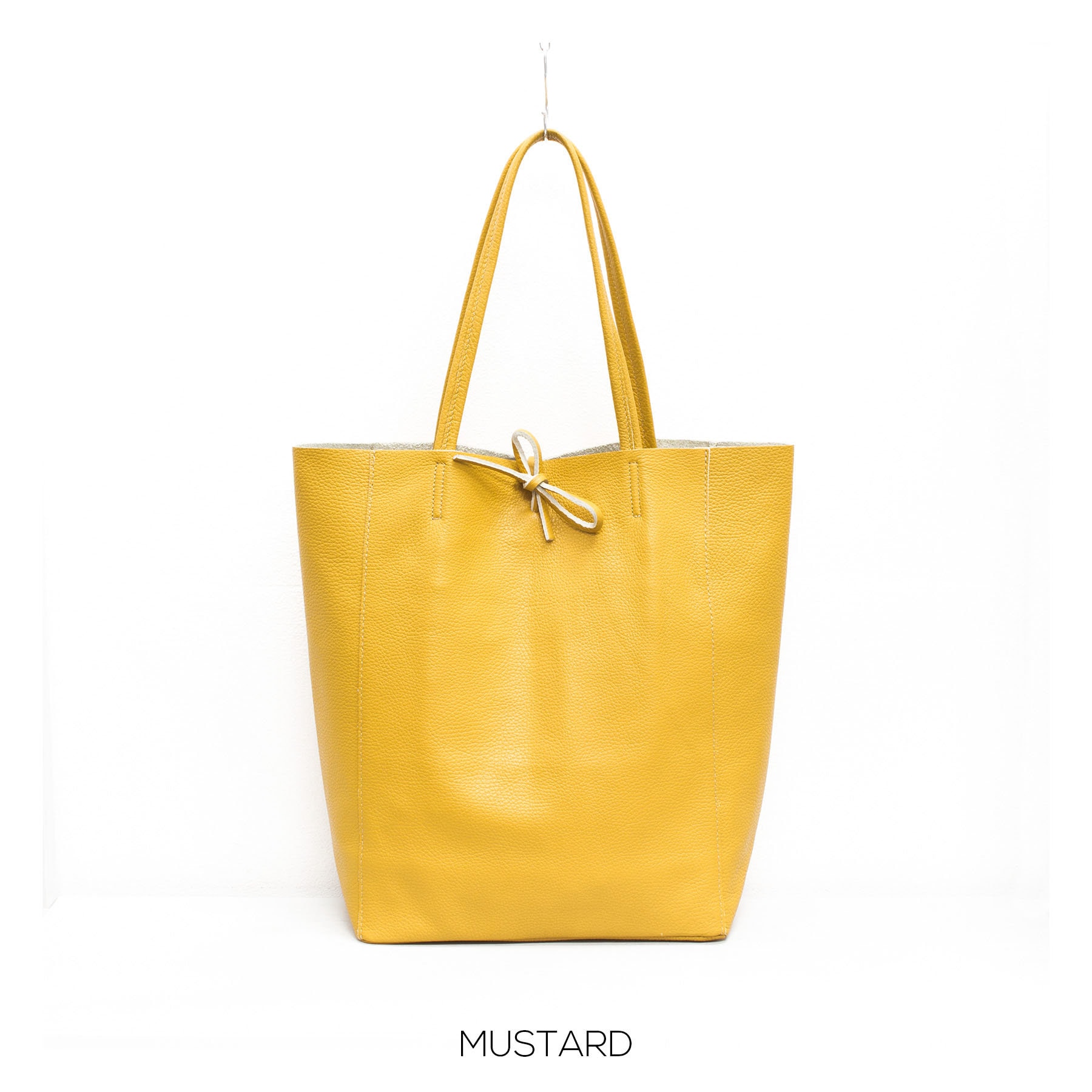 Genuine Leather Shopper Bag Large Leather Tote Bag Pebbled Etsy UK