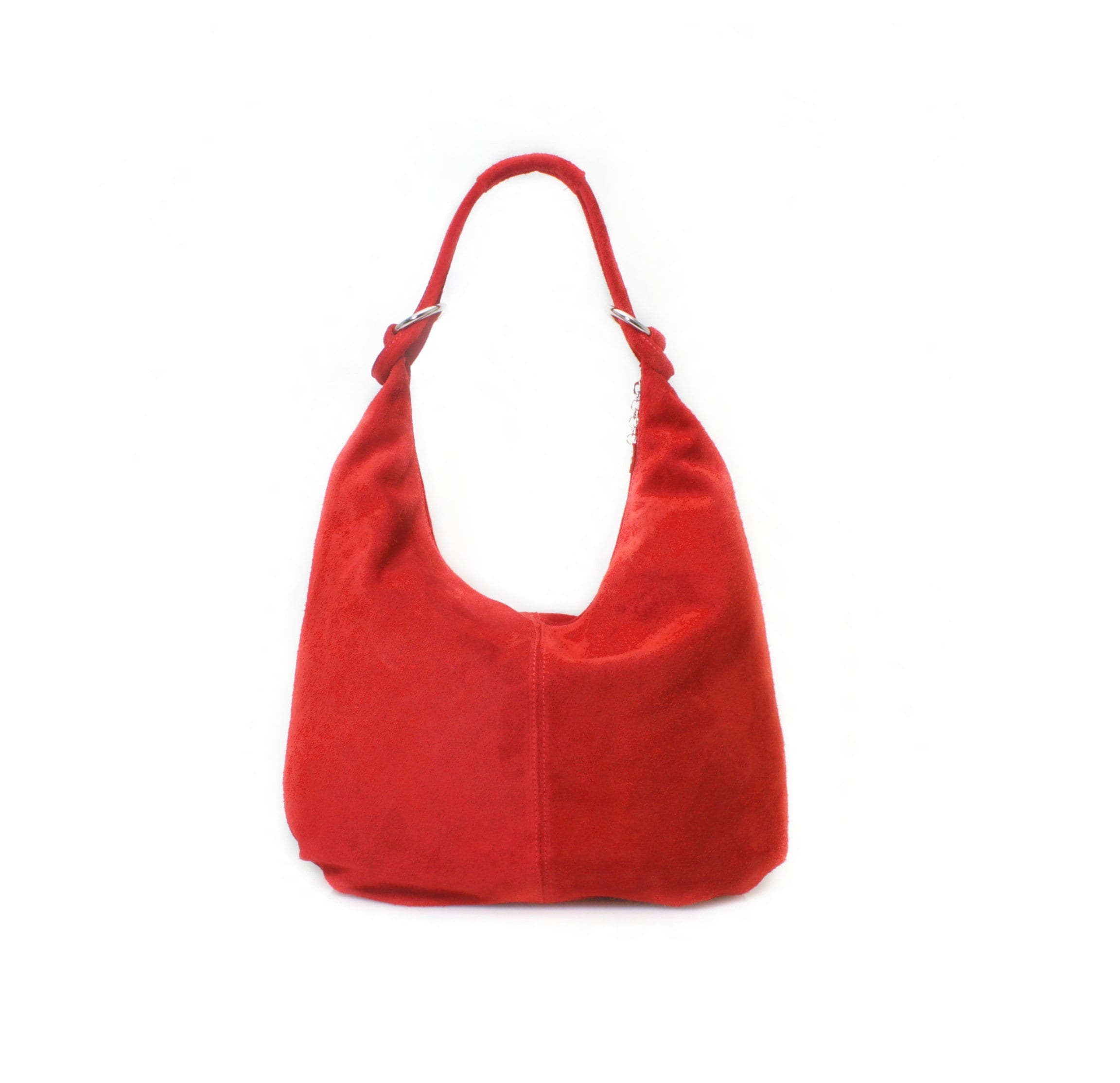 Red Suede Knotted Hobo Bag Red Knotted Hobo Red Suede Bag -  Canada