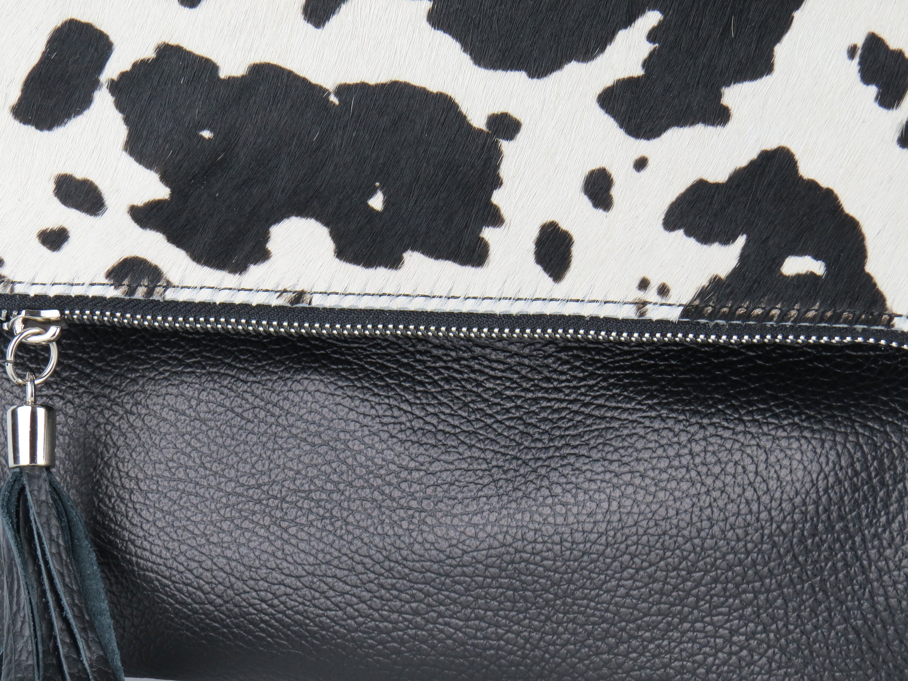 Genuine Leather Cow Print Foldover Clutch Bag Crossbody Shoulder Handbag Cow Print Purse Versatile Elegant Animal Print Clutch Bag Etsy Ireland