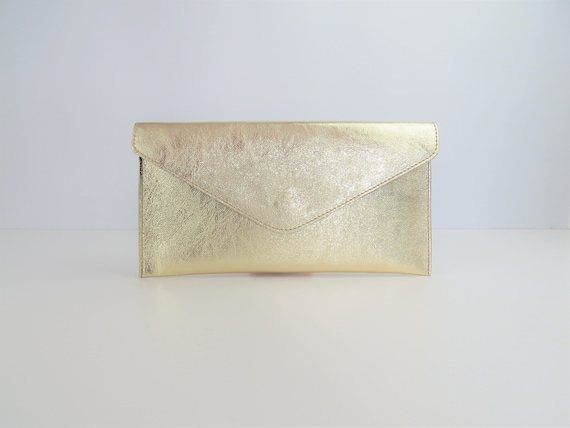 Metallic Gold Clutch Purse