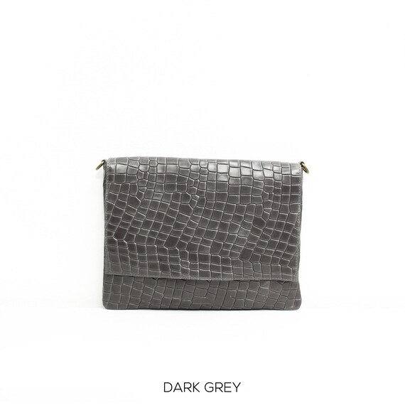 Genuine Suede Leather Italian Clutch Bag Croc Effect Crossbody Bag Spring summer Wedding Parties Bridesmaids Gift Evening Bag Made in Italy Etsy Denmark